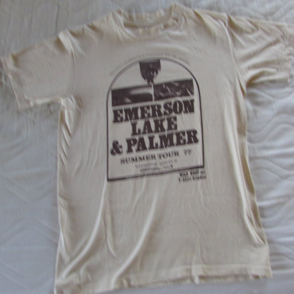 Vintage  1977 Emerson Lake and Palmer Tour T Shirt